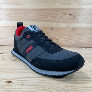 Chrome Industries Powell Shoes Sneaker Men’s 9 Black/Gray/Red Retro Runner